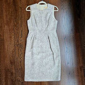 Michael Koors Tweed Sleeveless Sheath Dress - Size 6 - w/ pockets!